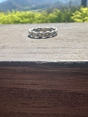 Sterling Silver Braided Band Ring